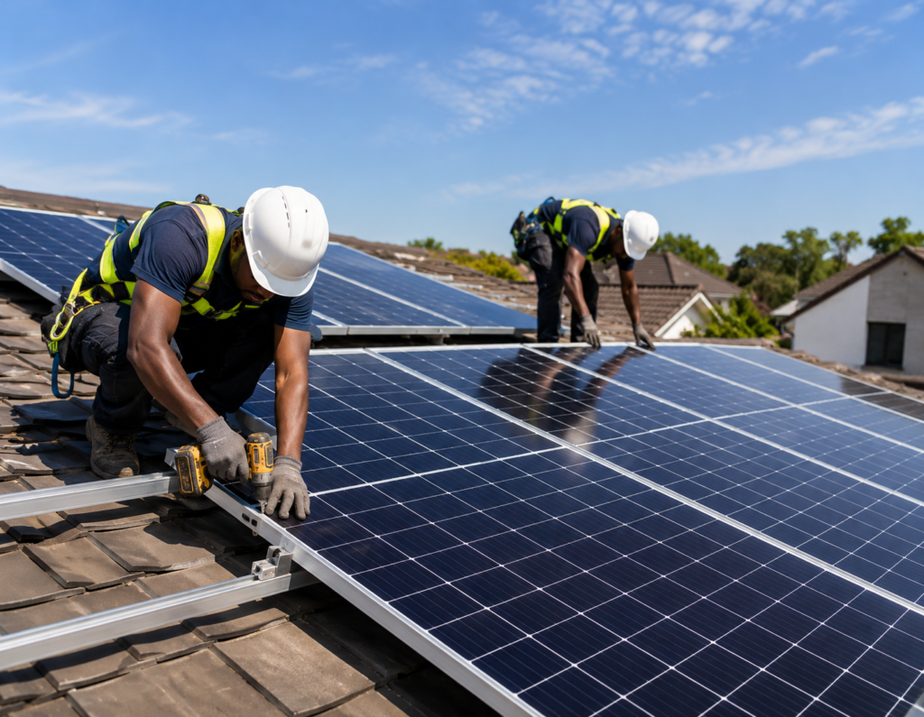Luzlibre_Solar Panel Installation